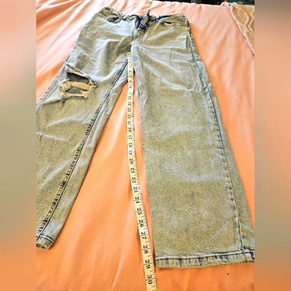 Wild Fable Distressed High Rise Dad Jeans Jeans‎ - Picture 1 of 4